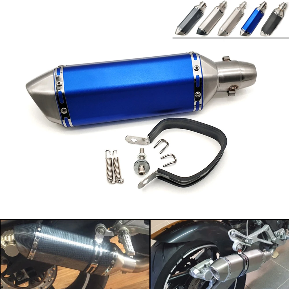 Выхлопной глушитель для мотоцикла Honda CBR250 CB400 YZF FZ400 Z750 NINJA ATV R1 R3 35 51 мм|Выхлопные