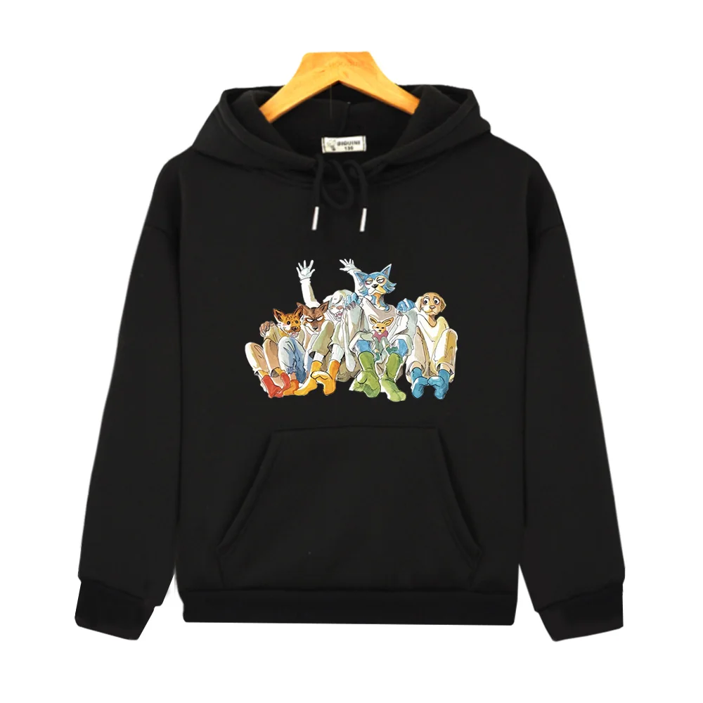 

Young Children Hoodie Beastars Legoshi and Friends Pullover Girls-clothing Sweatshirt Unisex Fashion Streetwear Baby Boy Clothes