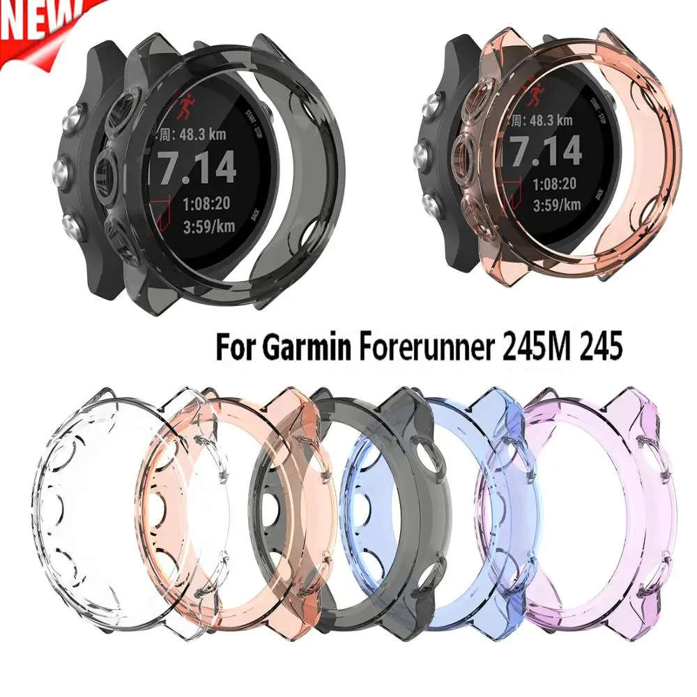 ТПУ защитный чехол для Garmin Forerunner245M 245 ремешок часов мягкий Forerunner GPS