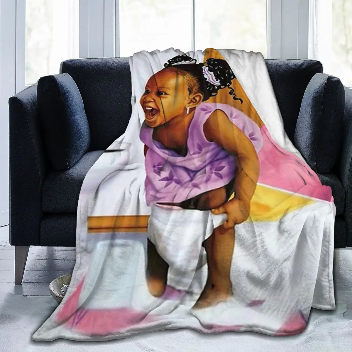 

Ультрамягкое одеяло для дивана, покрывало, мультяшное Фланелевое постельное белье, покрывало для дивана, украшение для спальни для детей и ...