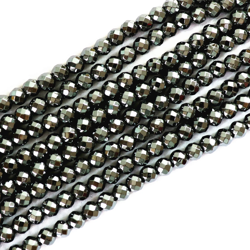 Бусины из натурального камня золотые радужные розовые серебряные граненые