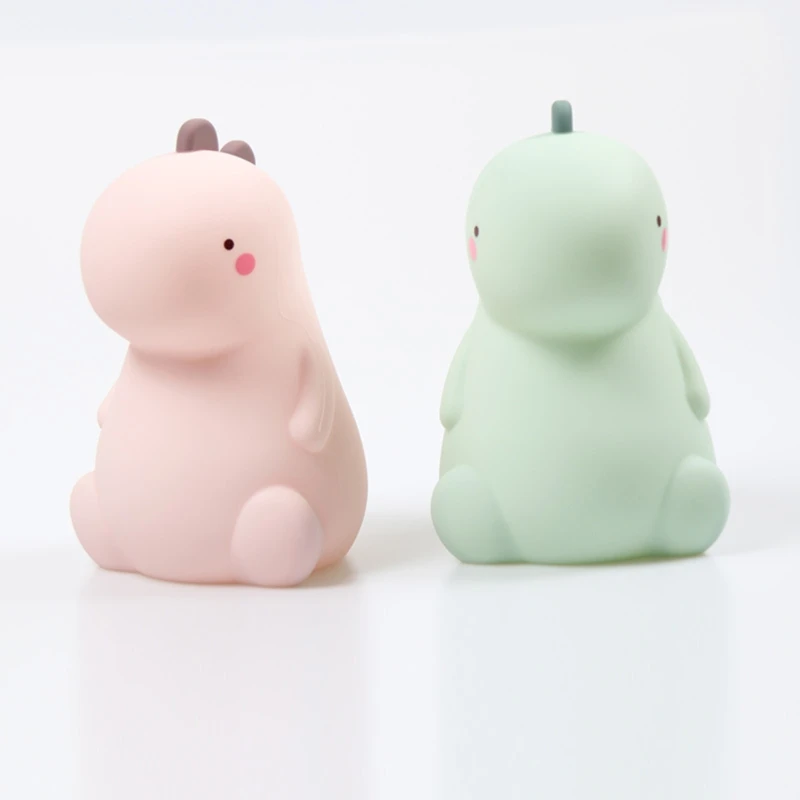 

Cartoon Dinosaur Night Light Touch Sensor USB Lamp for Children Kids Boys Girls D0AD