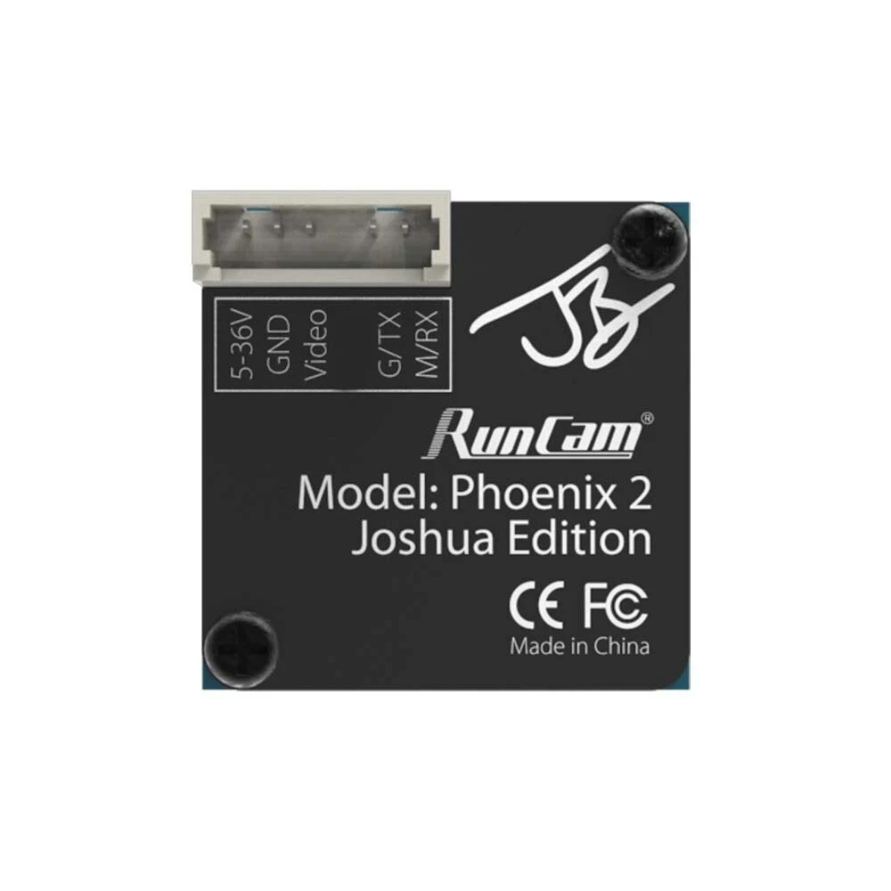 

New style RunCam Phoenix 2 Joshua Edition CAM 1/2 CMOS f2.0 Super WDR Mini FPV Camera for RC Racing Drone