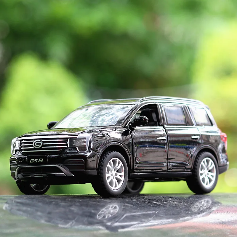 1:32 новинка GS8 со звуком и светильник игрушка из сплава модель автомобиля игрушки