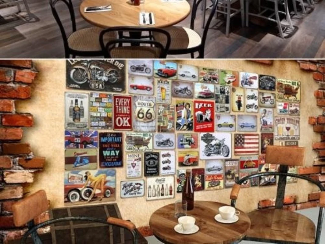 Винтажные металлические жестяные знаки It's Beer Тридцать дюймов Настенный декор