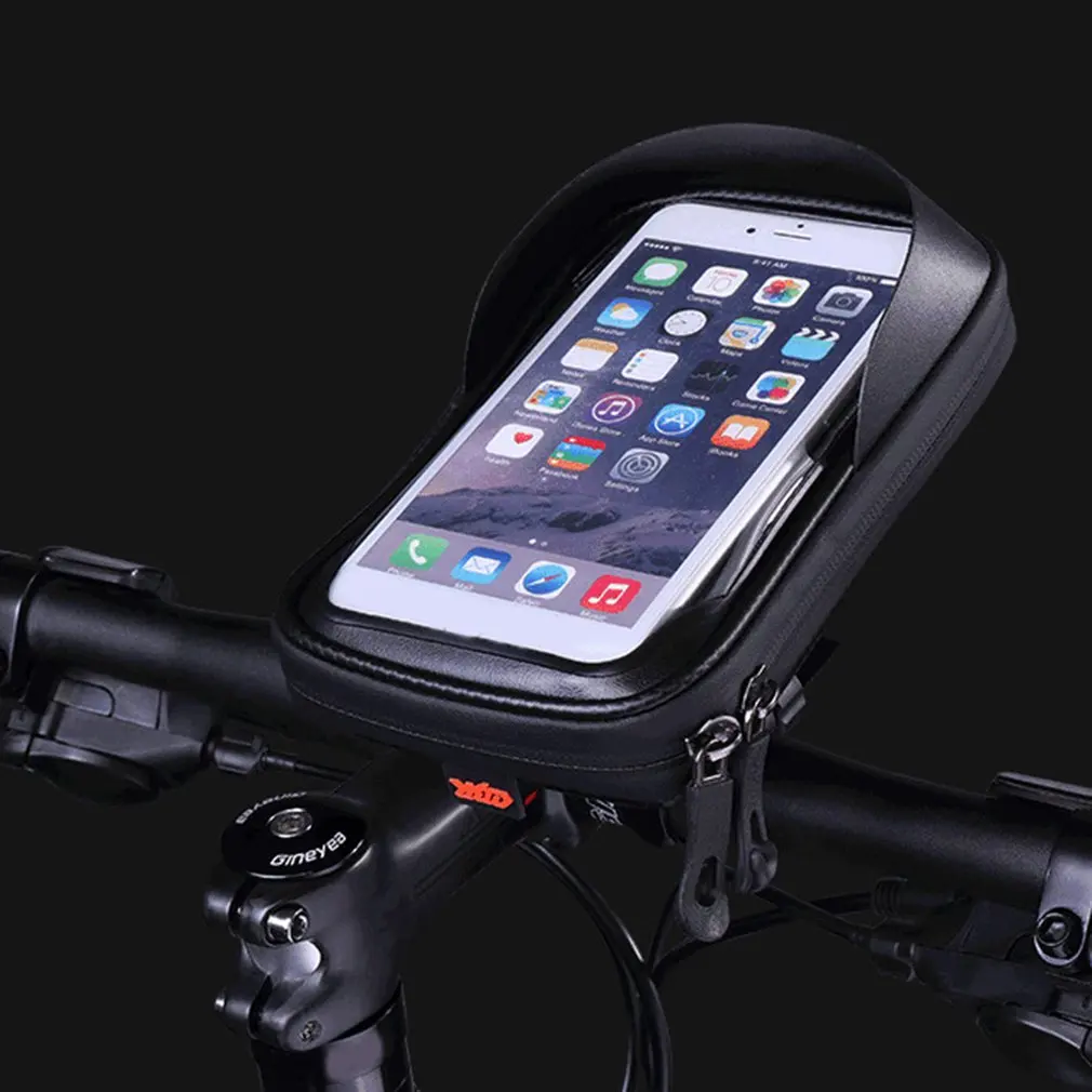 Bag mobile phone bracket package navigation bicycle riding equipment accessories universal front bag | Спорт и развлечения