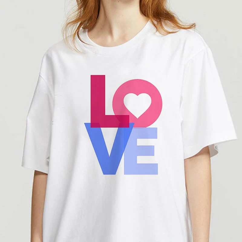 

Футболки с рисунком, топы, футболки с надписью Love, Женская забавная футболка, футболка с круглым вырезом, винтажная женская футболка Ullzang