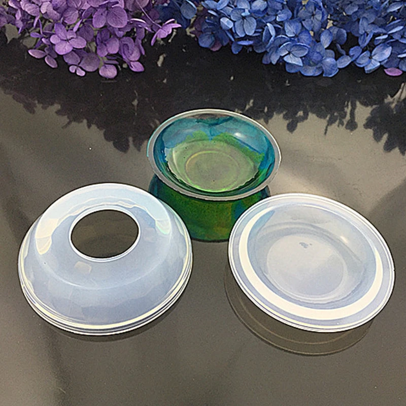 

Silicone Pendant Mold Dish Making Jewelry Resin Necklace Mould Craft DIY Tool