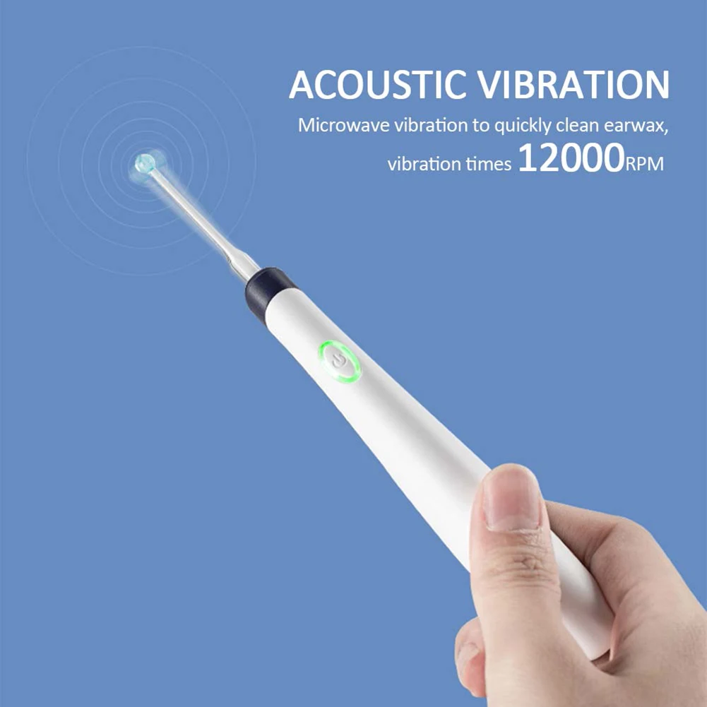 

Earpick Ear Cleaning Earwax Remover Ear Wax Removal Kit Electric Earpick Portable Easy Cleaning Hygiene Ear Picks