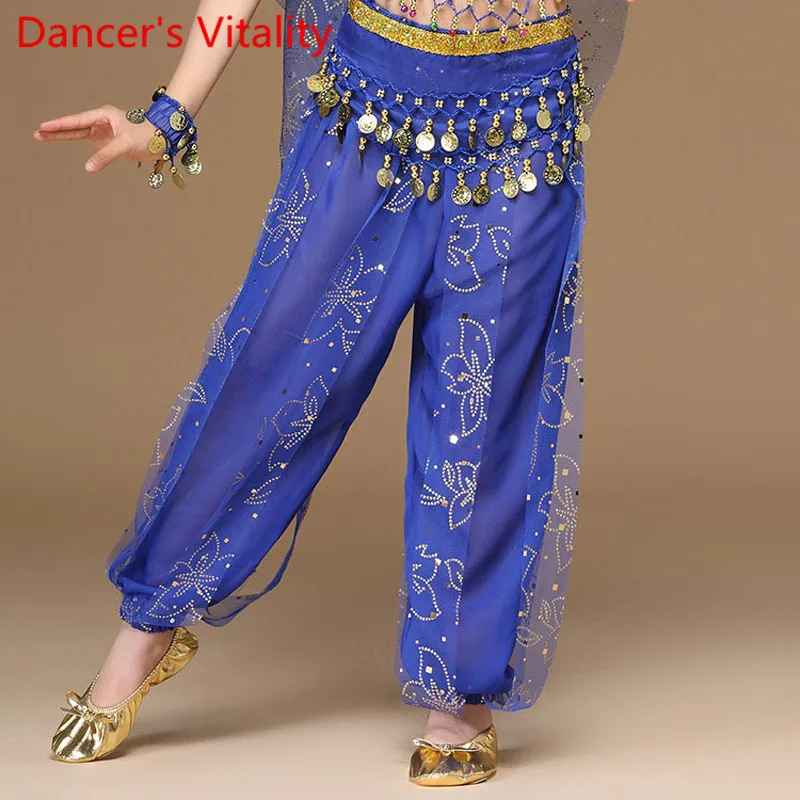Штаны для индийских танцев одежда танца живота девочек штаны восточных