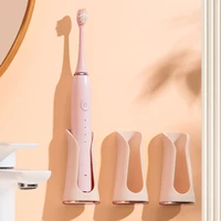 electric toothbrush holder wall mounted toothbrush rack silicone abs plastic bathroom brush organizer punch free toothbrush base