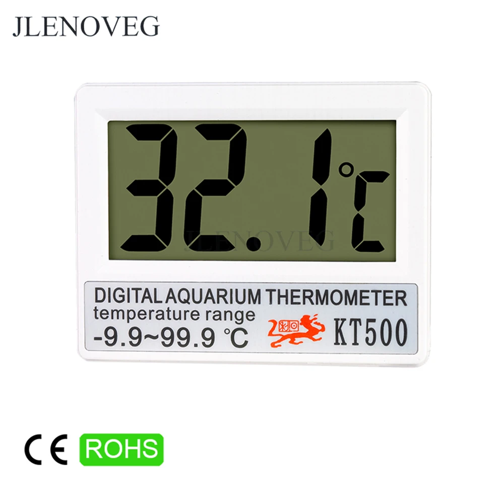 

C / F цифровой ЖК-дисплей термометр аквариума Reptolo рептилий для аквариумных питомцев-9,9 ~ 99,9 ℃ Температура тестер Сенсор датчиков магниты
