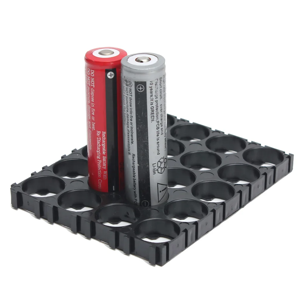 Фото 20/30/40/50 Pcs 4x5 Cell 18650 Batteries Spacer Holders Radiating Shell Plastic Bracket OUJ99 20/30/40/50 Pcs 4x5 Cell 18650 Batteries Spacer Holders Radiating Shell Plastic Bracket OUJ99