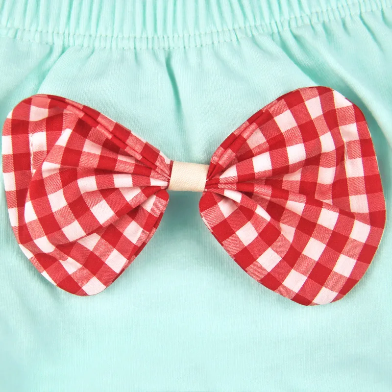 Детское нижнее белье хлопковые однотонные детские трусики милый большой бант