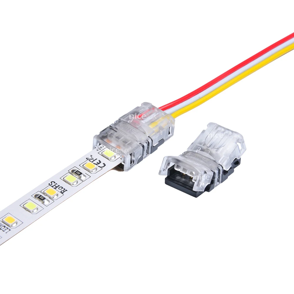 10 шт. коннектор для 3 контактного разъема мм IP20 WS2812 светодиодный не