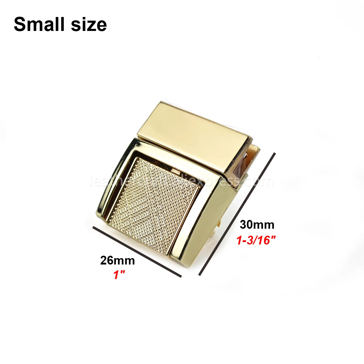 Прямоугольная металлическая нажимная сумка кошелек с пружинным замком