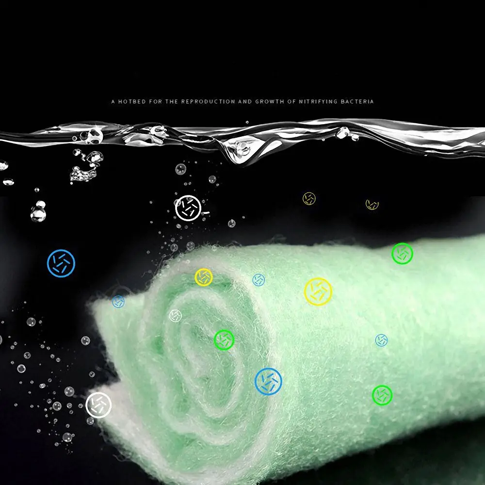 Аквариумный фильтр для воды моющийся 2 х Уровневый биохимический Губка из хлопка