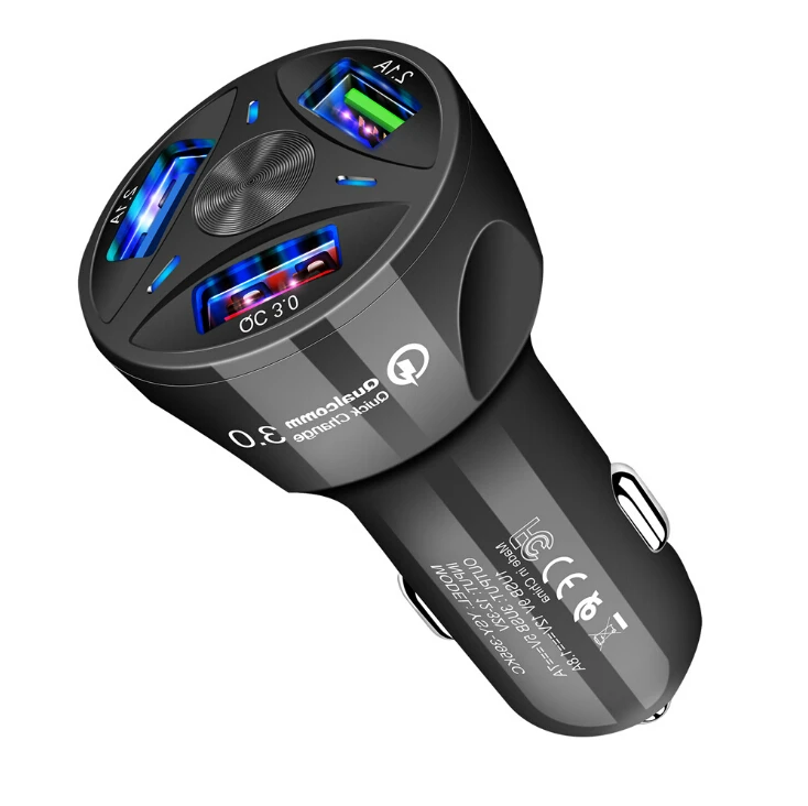 Автомобильное зарядное устройство USB с 3 портами для Audi A1 A2 A3 A4 B6 B8 A6 C6 80 B5 B7 A5 Q5 Q7 A7 Q8