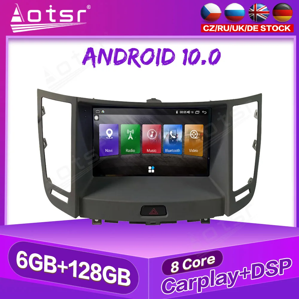 

Автомобильный радиоприемник 12,1 дюйма для Infiniti FX35 2009 + Android, GPS-навигация, автомобильный стерео Мультимедийный Плеер, видеоголовное устройство Carplay 4G LTE