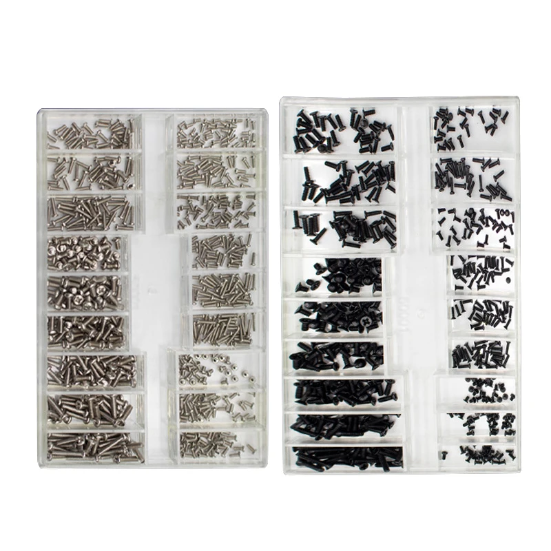 

500Pcs Mini Screw Kit Screws Glasses Sunglasses Spectacles Watch for Laptop Computer Assemble Repair Screw Fastener Set