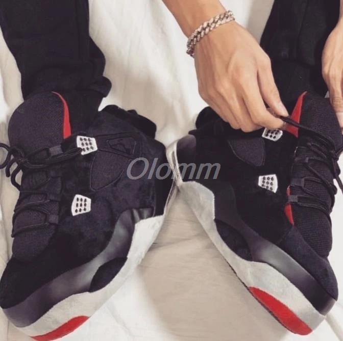 Зимние теплые тапочки Милые женские домашние унисекс Кроссовки Мужские из