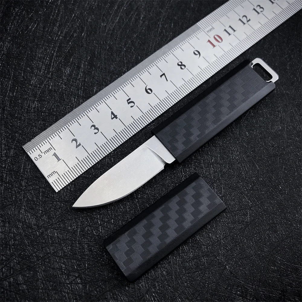 

2425 Portable Mini Pocket Fixed Blade Knife 5CR1MOV Blade Glass Reinforced Nylon Handle Outdoor Tactical Camping Survival Tool