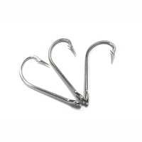 cn04 50 80pcslot stainless steel oshaughnessy hooks sea big game j type fish hooks