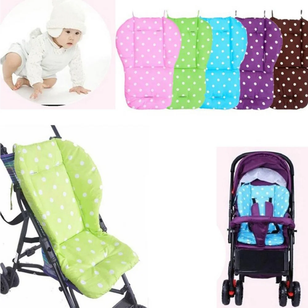 

1pc Dot Baby Stroller Seat Cushion Pushchair Pram Car Soft Mattresses Baby Carriages Seat Cotton Pad Stroller Mat Accessory