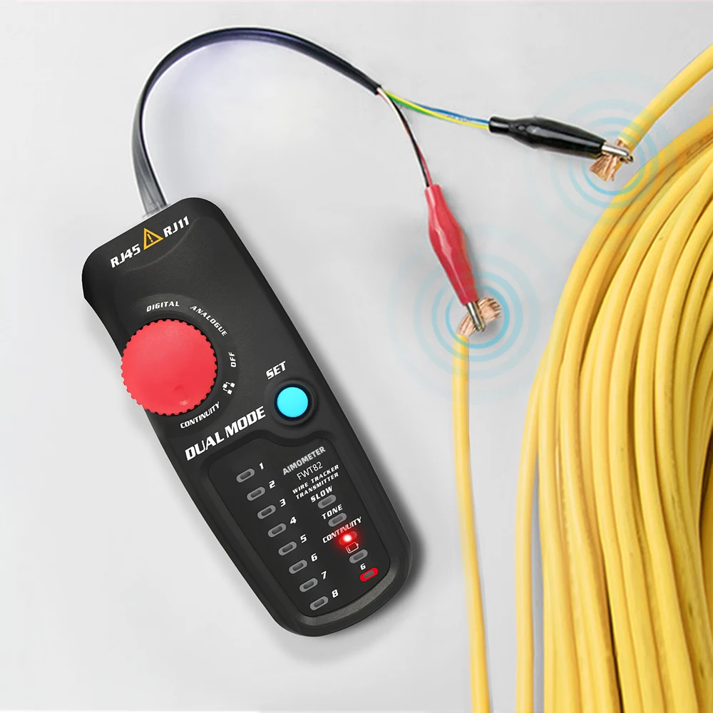 Сетевой кабель AIMOMETER FWT82 RJ45 RJ11 детектор телефонного провода тонер Ethernet|Искатели
