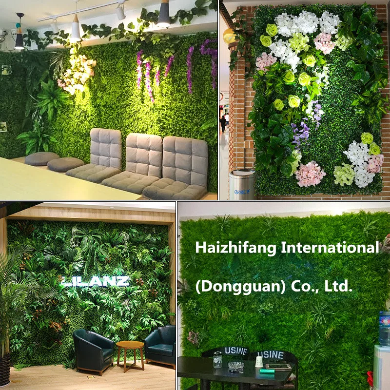 40*60cm Artificial Plant Simulation Wall Lawn Milan Eucalyptus Grass Plastic Fake Green Door Decoration | Дом и сад