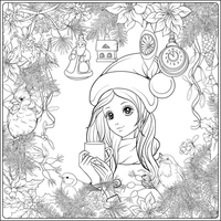 daboxibo christmas girl clear stamps mold for diy scrapbooking cards making decorate crafts 2020 new arrival