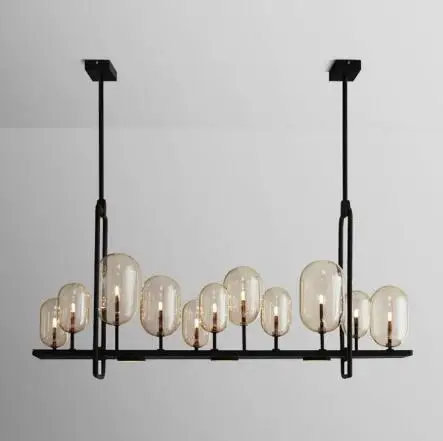 

Современная креативная прикроватная маленькая люстра для ресторана, дизайнерская модель комнаты, роскошная люстра