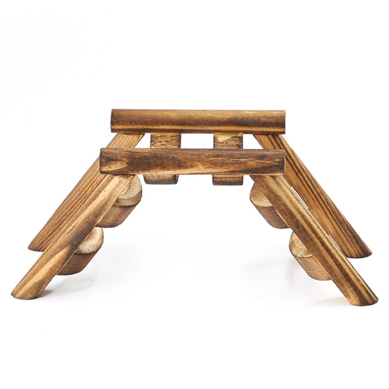 Деревянные подвесные игрушки для домашних животных хомяк мышь птичий мост