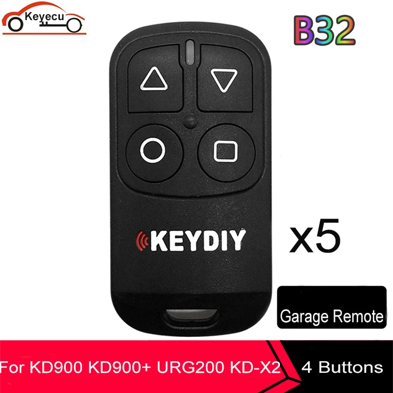

KEYECU 5x4 кнопки общего управления гаражной дверью дистанционный B32 для KD900/URG200/KD-X2/KD мини-пульт дистанционного генератора
