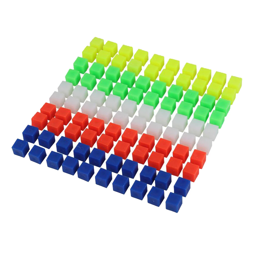 

Children Counting Centimeter Cubes 5 Color Educational Learning Blocks Teaching Aid