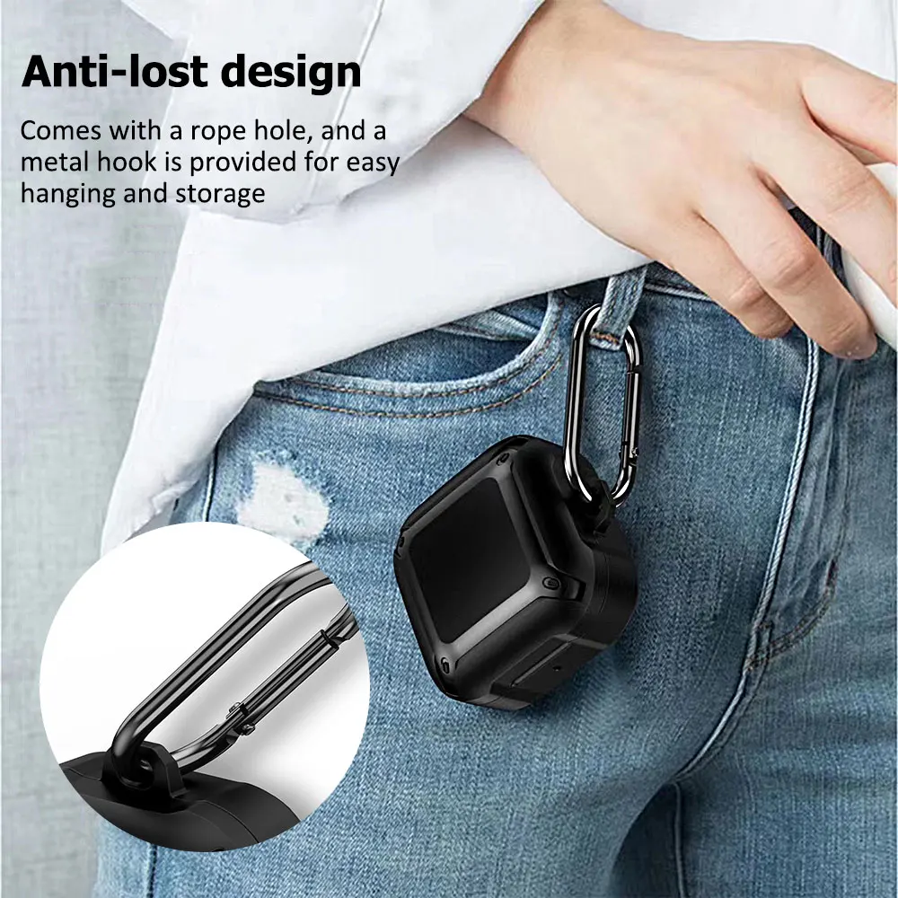 

For Samsung Galaxy Buds Live Pro Case Cover Anti-knock Protective Earphone Case For Samsung Buds Live Bag capa fundas With Hook