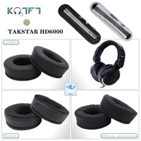 kqtft protein skin velvet replacement earpads for takstar hd6000 headphones ear pads parts earmuff cover cushion cups headgear
