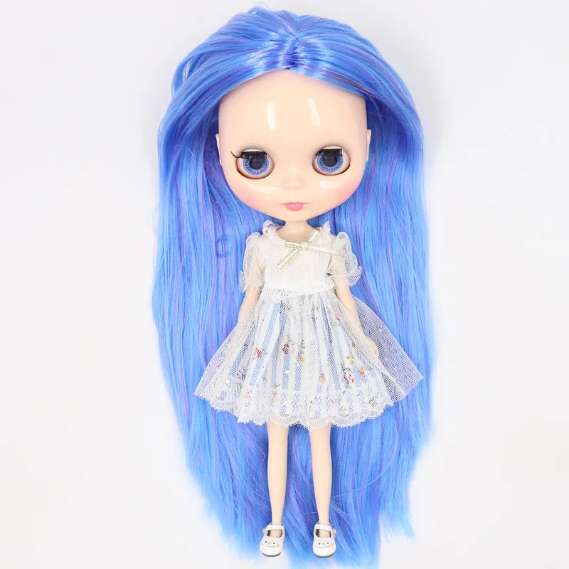 ICY Nude Factory Blyth Кукла № Y7216Y6208 светильник розовый микс фиолетовые волосы без челки телесный цвет кожи Нео