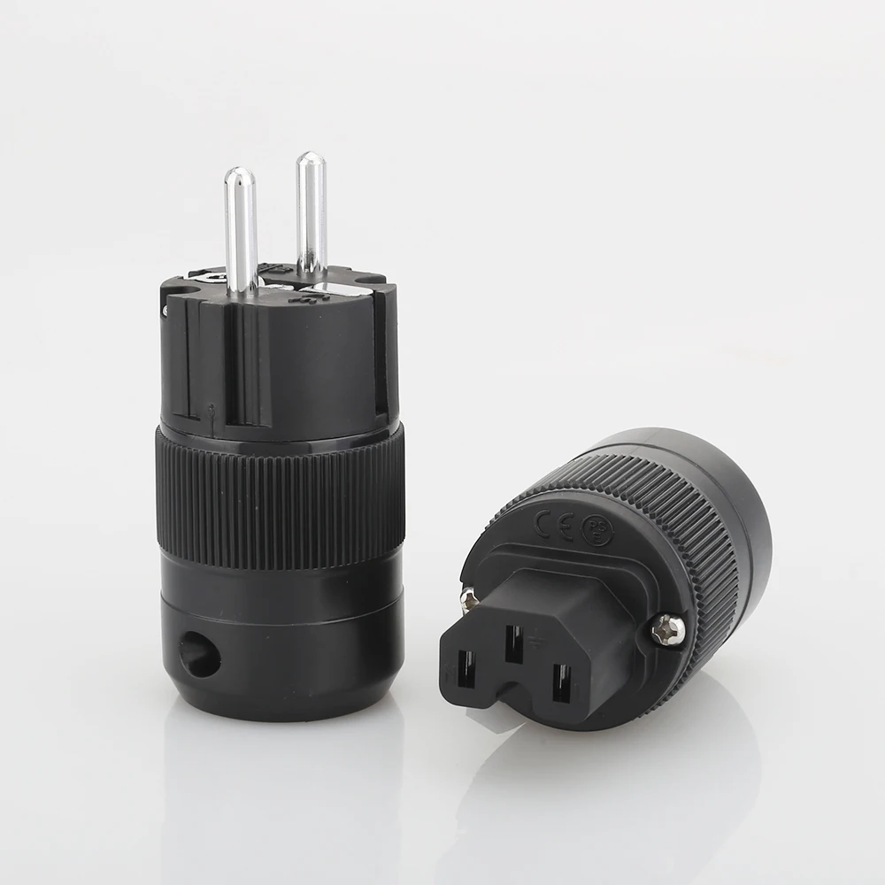 VB0109 High End родием EUR Schuko EU Мощность Plug& IEC разъем