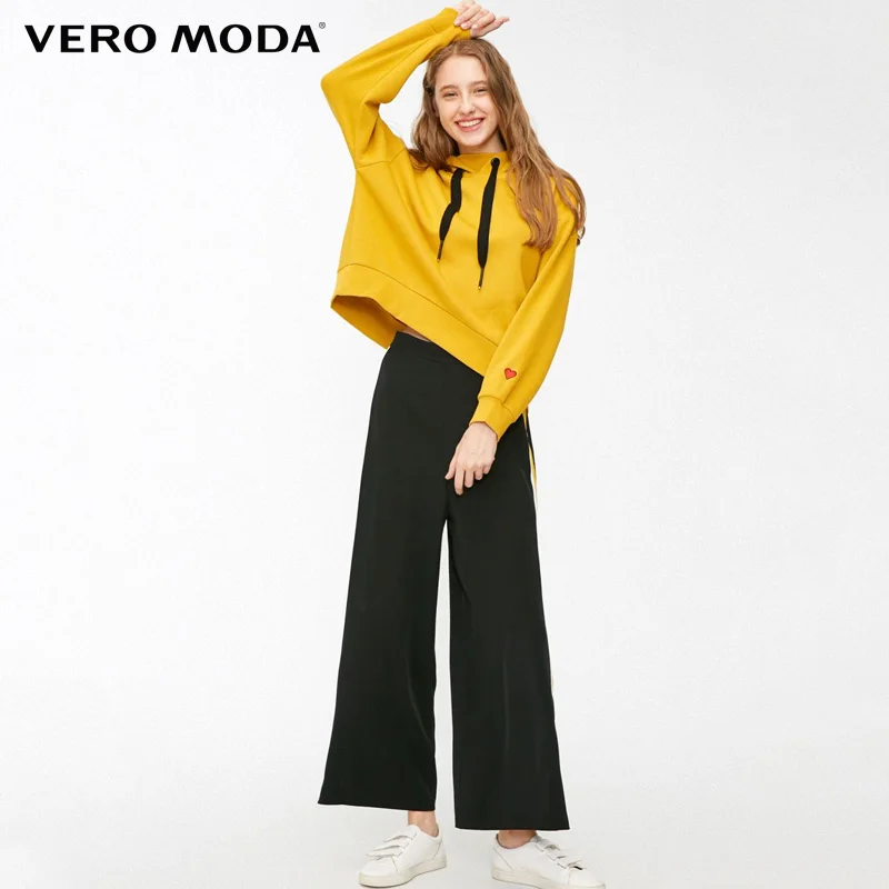 Женская свободная толстовка с вышивкой и кулиской 319133509|Женские толстовки