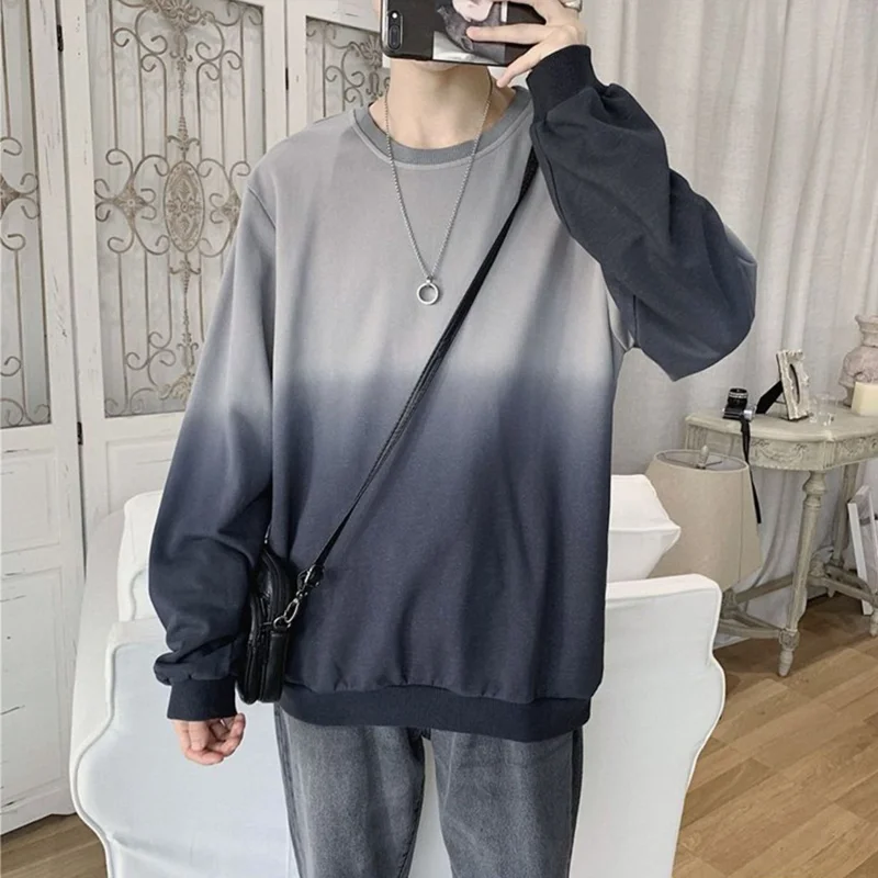 

Autumn And Winter New Hoodie Men Fashion Gradient Men's Hoodies Loose Casual Pullover Sweatshirt High Quality 2020
