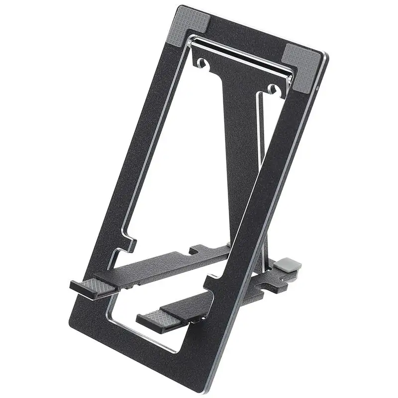 

1Pc Desktop Foldable Cellphone Holder Adjustable Phone Bracket (Black)