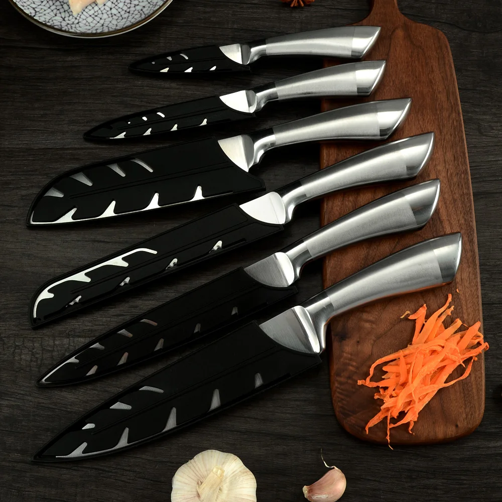 Набор ножей из нержавеющей стали кухонные принадлежности столовые приборы