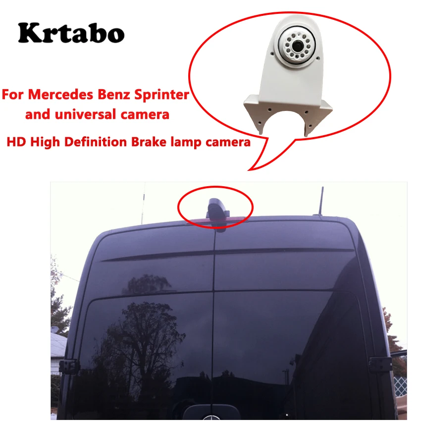 

For Mercedes benz sprinter universal high quality night vision brake light rear view vehicle camera white