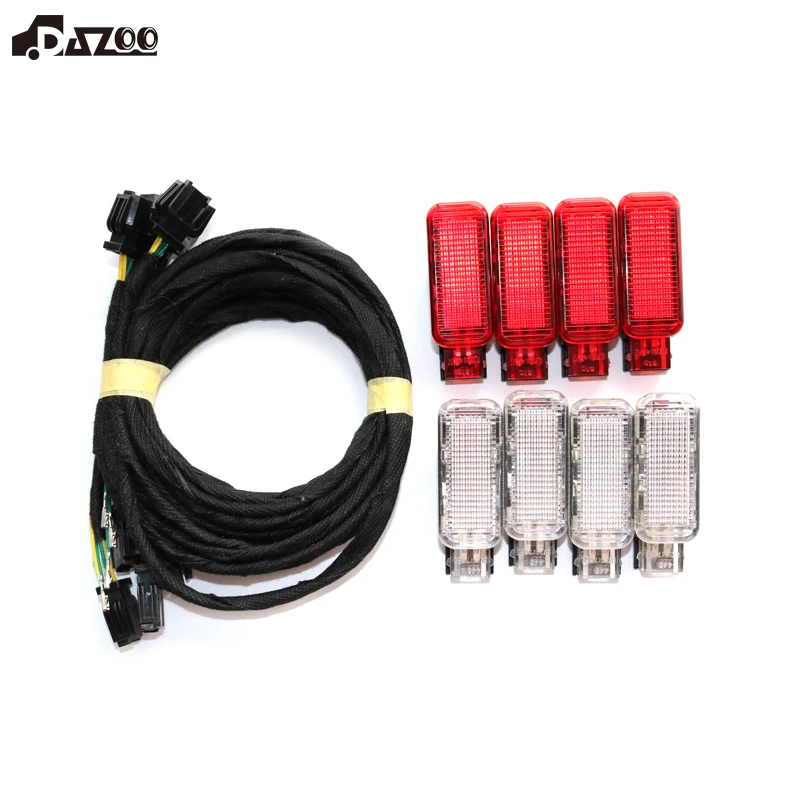 OEM 8 шт двери сигнальная лампа кабель для A3 A4 A5 A6 A7 A8 Q3 Q5 TT 8KD947411 8KD 947 411 8KD947415 415|door panel