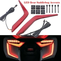 new led rear saddlebag accents motorcycle accessorie for honda gold wing gl1800 2018 2019 2020 2021 goldwing gl1800