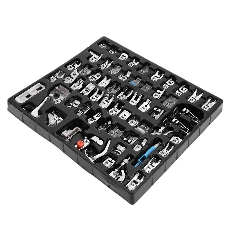 62 шт. мини швейная машина прижимная лапка для Brother Singer Janome плетения потайных