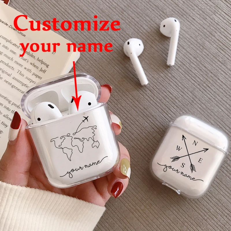 Jaomax Love Уникальный роскошный чехол с именем на заказ для Air Pods наушников Сделай Сам