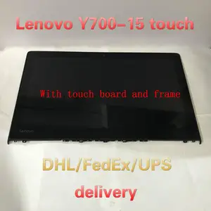 5d10h42127 original new full lenovo ideapad y700 15isk 80nv uhd 15 6 lcd led touch screen digitizer assembly bezel free global shipping