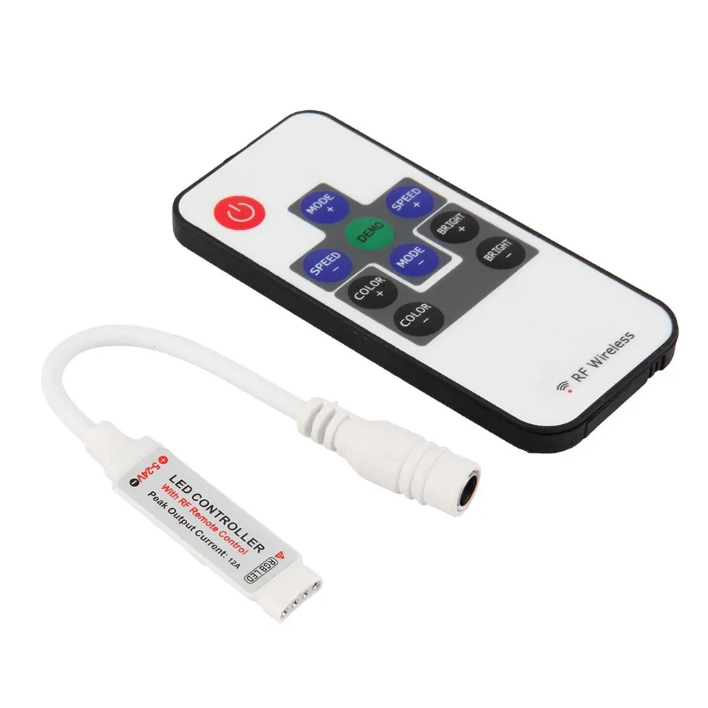 RF10 ключи DIY Беспроводной RGB пульт дистанционного управления светодиодный цветной